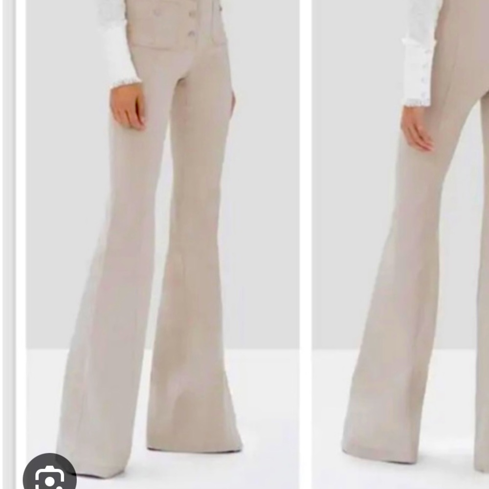 Alexis high waisted flares. Helena style. Button fly